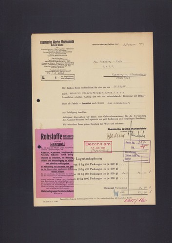 Berlin marienfelde brief - berlin-marienfelde,,
