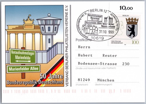Postkarte sst tag der - tag,