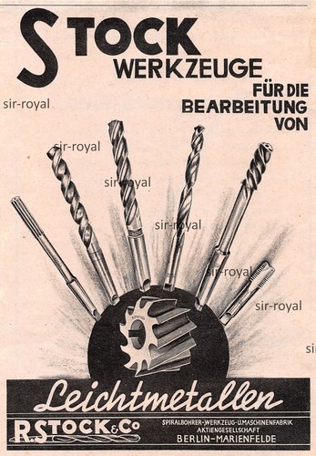 Stock maschinenbau - &, co.