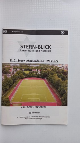 Stadionheft fc stern - stadionheft, 21/22