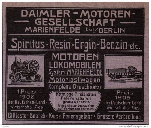Original werbung 1906 - -,