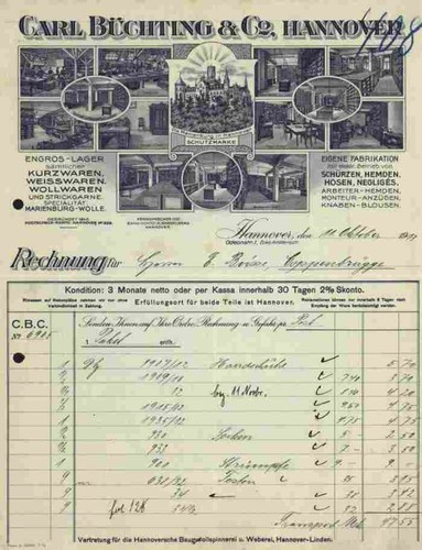 Carl büchting co marienburg - &,